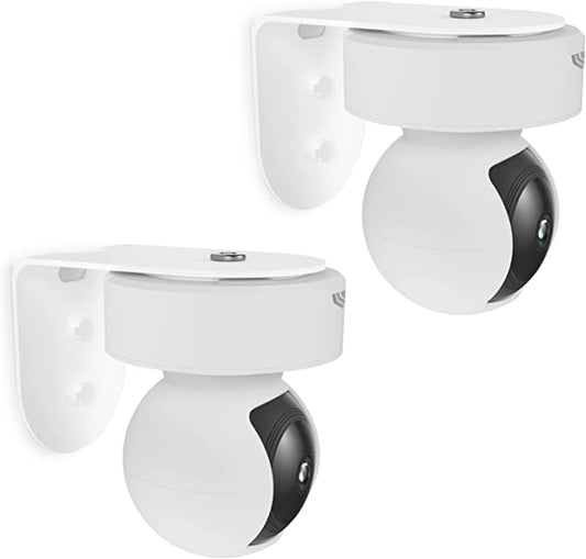 Metal Wall Mount for Kasa Indoor Pan/Tilt Smart Security Camera, Upside Down or Upright Your Camera on Any Wall You Want, Get Any Viewing Angles