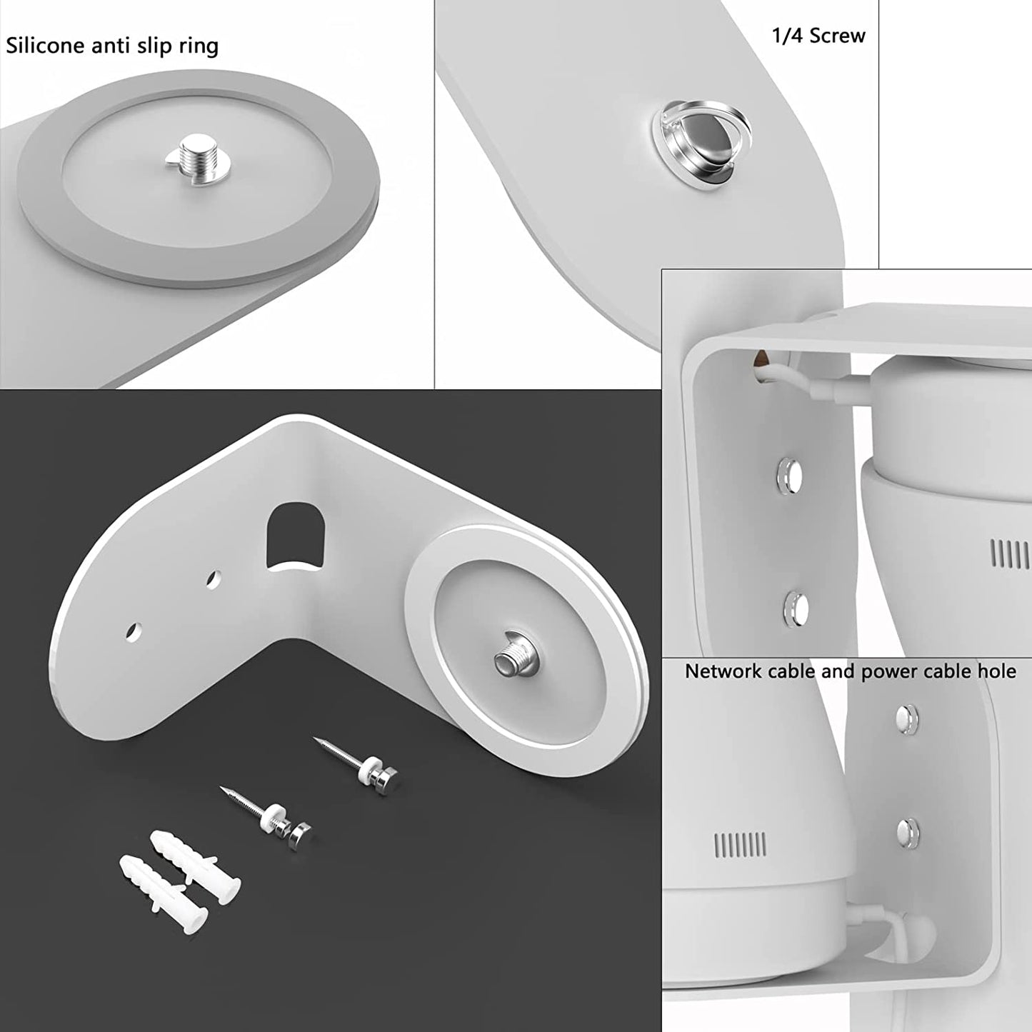 Metal Wall Mount for YI Home 360 Degree Camera